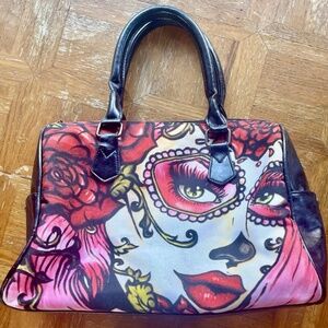 Sugar Skull Purse/Travel Bag